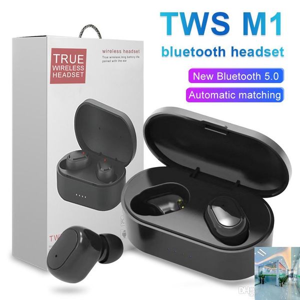 m1 tws bluetooth earphones wireless 5.0 stero earbuds intelligent noise cancelling portable headphones for smart cellphone with retail box
m1 tws bluetooth earphones wireless 5.0 stero earbuds intelligent noise cancelling portable headphones for smart cellphone with retail box