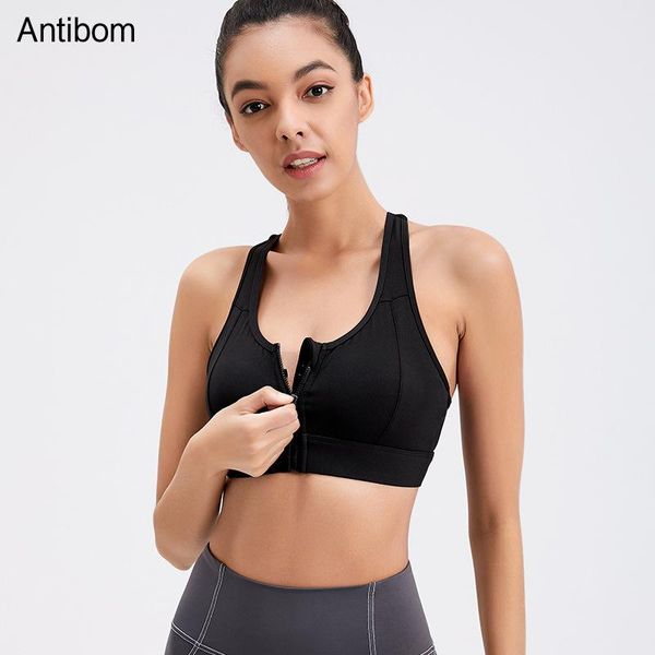 antibom high impact sports bra zipper design with removable pad shockproof running workout gym activewear mesh pathwork, White;black
antibom high impact sports bra zipper design with removable pad shockproof running workout gym activewear mesh pathwork, White;black