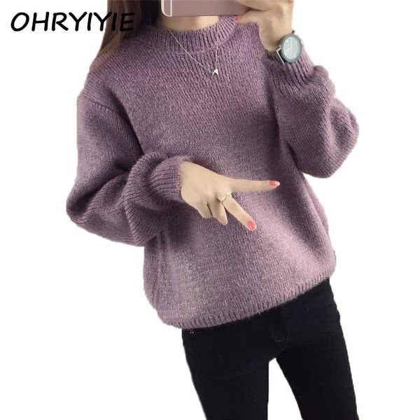 women's sweaters ohryiyie knitted sweater women 2021 autumn winter turtleneck and pullovers female green tricot jumper pull femme, White;black
women's sweaters ohryiyie knitted sweater women 2021 autumn winter turtleneck and pullovers female green tricot jumper pull femme, White;black
