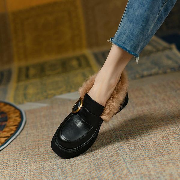 dress shoes eshtonshero women's autumn winter retro leather thick med heel fashion pumps keep warm wool loafers black
dress shoes eshtonshero women's autumn winter retro leather thick med heel fashion pumps keep warm wool loafers black