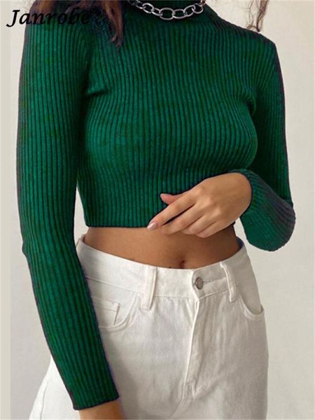 women's sweaters janrobe korean fashion basic knitted pullover 2021 autumn winter long sleeve sweater cropped ladies casual jumper clo, White;black
women's sweaters janrobe korean fashion basic knitted pullover 2021 autumn winter long sleeve sweater cropped ladies casual jumper clo, White;black