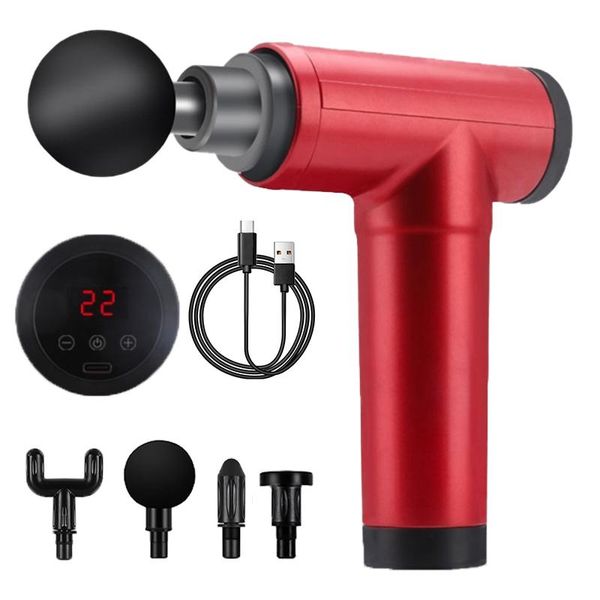 massage gun 22 gears fascia usb rechargeable muscle massager percussion with 4 heads for pain relief
massage gun 22 gears fascia usb rechargeable muscle massager percussion with 4 heads for pain relief