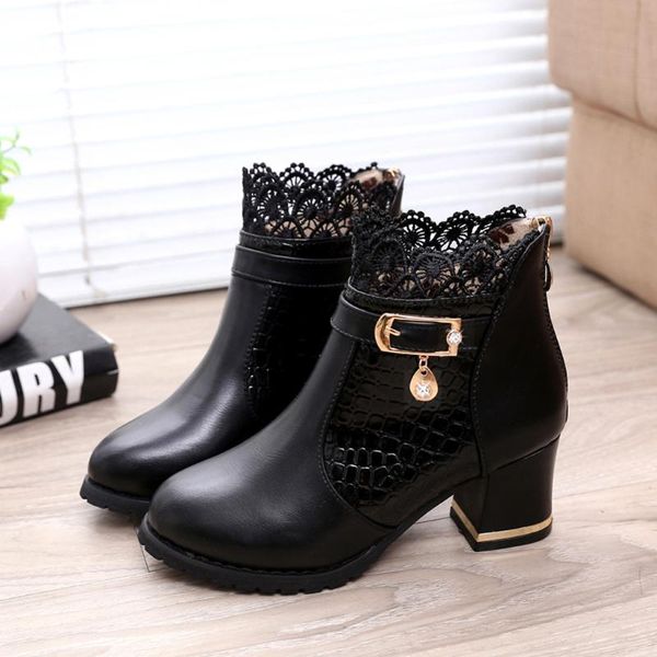 boots sagace women's ladies ankle fall winter vintage leather lace short shoes women, Black
boots sagace women's ladies ankle fall winter vintage leather lace short shoes women, Black