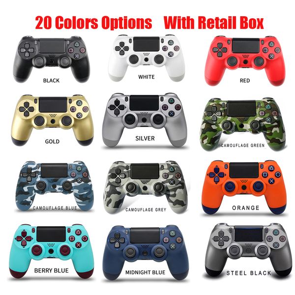 bluetooth wireless controller for ps4 vibration joystick gamepad game handle controllers for play station without logo with retail box
bluetooth wireless controller for ps4 vibration joystick gamepad game handle controllers for play station without logo with retail box