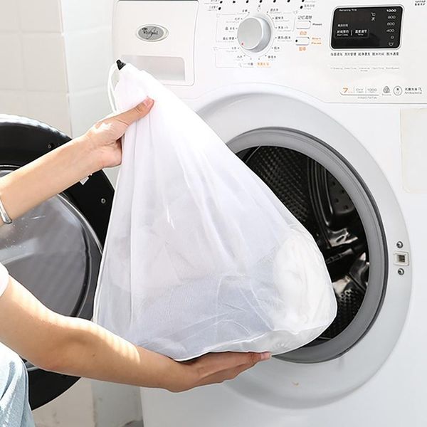 laundry bags practical large washing net bags, durable fine mesh bag with lockable drawstring for big clothes
laundry bags practical large washing net bags, durable fine mesh bag with lockable drawstring for big clothes
