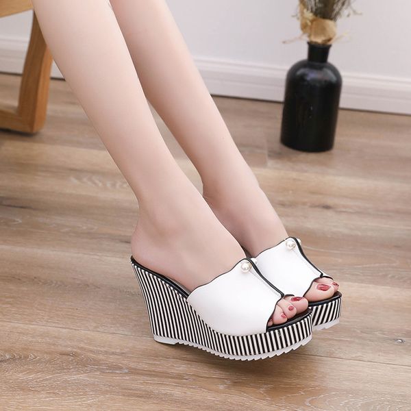summer wedges sandals high heels beach slippers platform stripe pearl sandals flip flops women shoes sandalias mujer shoes369
summer wedges sandals high heels beach slippers platform stripe pearl sandals flip flops women shoes sandalias mujer shoes369