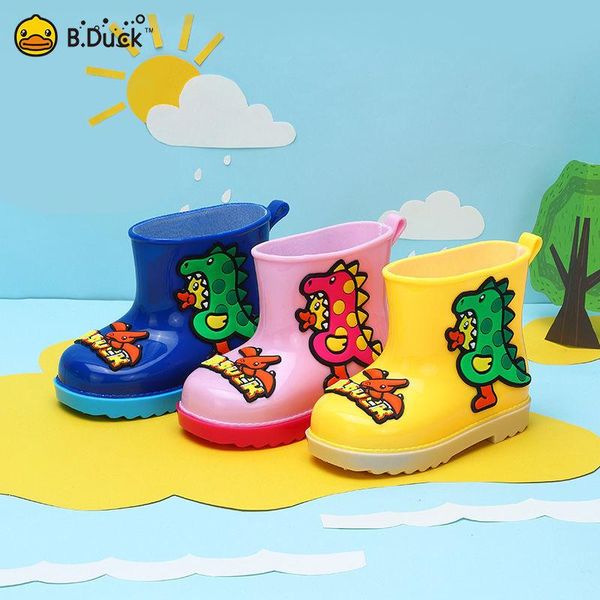 cell phone mounts & holders bduck cartoon yellow duck children rain boots boys and girls summer baby light water shoes non-slip kids