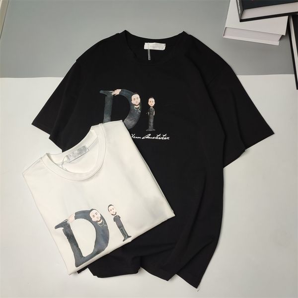 designer new cotton t-shirt with the same style for men and women all-match fashion09700, White
designer new cotton t-shirt with the same style for men and women all-match fashion09700, White