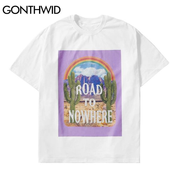 gonthwid harajuku tshirts streetwear hip hop rainbow cactus short sleeve tees shirts hip hop fashion t-shirts casual cotton c0315, White;black
gonthwid harajuku tshirts streetwear hip hop rainbow cactus short sleeve tees shirts hip hop fashion t-shirts casual cotton c0315, White;black