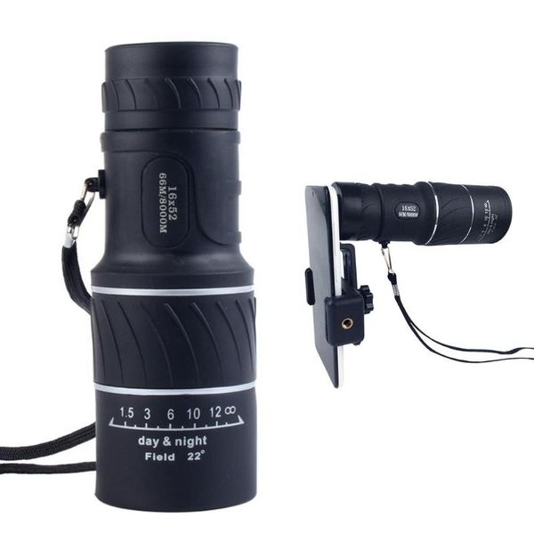 telescope & binoculars 16 times powerful long range bak4-prisms portable for camping phone camera holder
telescope & binoculars 16 times powerful long range bak4-prisms portable for camping phone camera holder