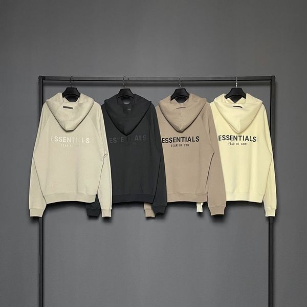 correct version fear of god multi thread essentials silicone letter fog loose hoodie, Black
correct version fear of god multi thread essentials silicone letter fog loose hoodie, Black
