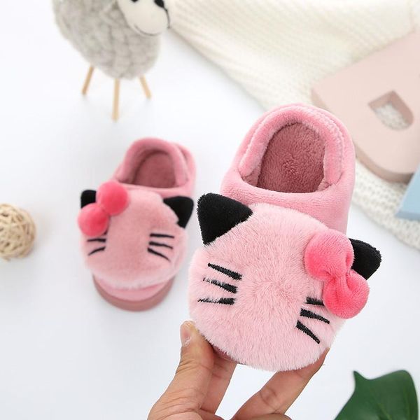 slipper kids girls home slippers winter children cute cartoon cat cotton shoes baby boys indoor velvet non-slip soft girl, Black;grey
slipper kids girls home slippers winter children cute cartoon cat cotton shoes baby boys indoor velvet non-slip soft girl, Black;grey