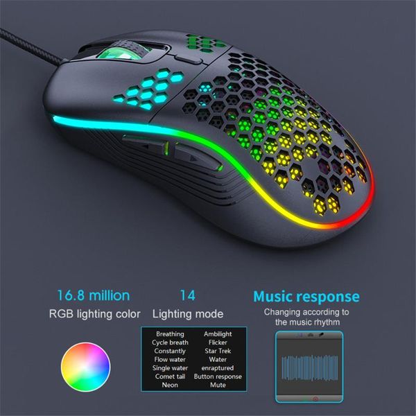 mice 2400 dpi rgb usb wired gaming mouse lightweight honeycomb shell ergonomic with 6 buttons for computer game pc
mice 2400 dpi rgb usb wired gaming mouse lightweight honeycomb shell ergonomic with 6 buttons for computer game pc
