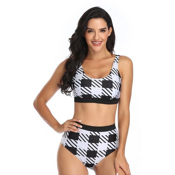 new swimsuit women two pieces swimwear bikini high waist striped ladies large size beachwear summer ndl2112
new swimsuit women two pieces swimwear bikini high waist striped ladies large size beachwear summer ndl2112
