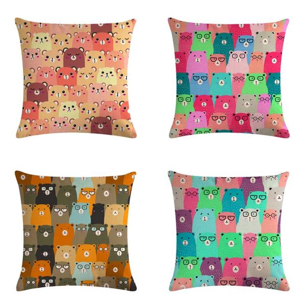 cushion/decorative pillow creative cute color bear stares at you throw pillowcase sofa cushion car home decoration bed 45x45cm
cushion/decorative pillow creative cute color bear stares at you throw pillowcase sofa cushion car home decoration bed 45x45cm