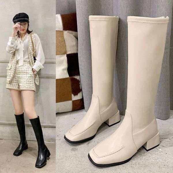 boots patent pu leather knee high for women comfortable thick heel ladies side zipper winter black red white
boots patent pu leather knee high for women comfortable thick heel ladies side zipper winter black red white