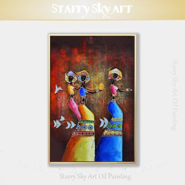 new arrivals hand-painted african portraits acrylic painting beautiful african national costumes and people dancing painting
new arrivals hand-painted african portraits acrylic painting beautiful african national costumes and people dancing painting