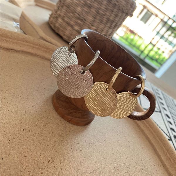 hbp south korea east gate fashion temperament metal cool style sub grain wafer autumn and winter new versatile earrings, Silver
hbp south korea east gate fashion temperament metal cool style sub grain wafer autumn and winter new versatile earrings, Silver