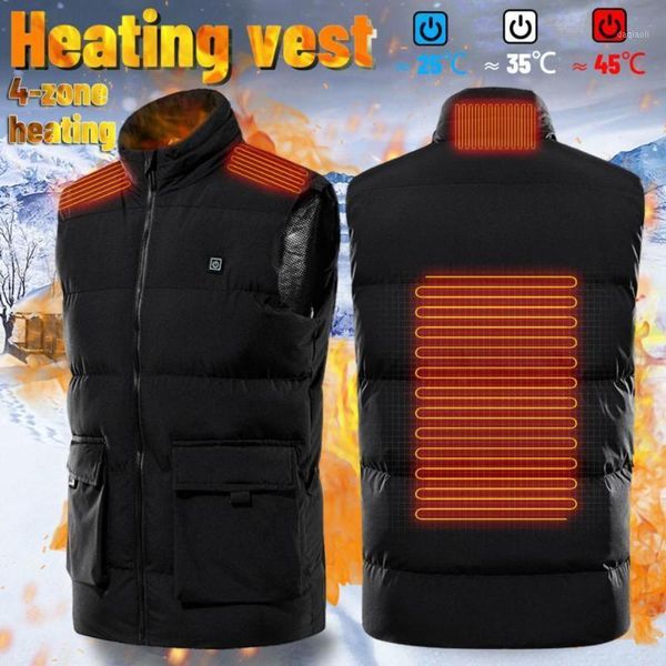 smart heated vest jacket usb men sleevless jacket outdoor fishing winter electrical heated hunting waistcoat hiking vest1, Gray;blue
smart heated vest jacket usb men sleevless jacket outdoor fishing winter electrical heated hunting waistcoat hiking vest1, Gray;blue