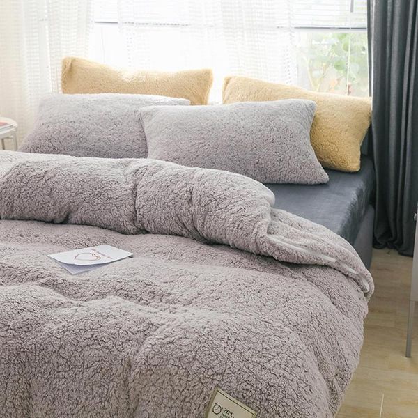 bedding sets home textiles quilt cover winter set soft warm lamb cashmere duvet solid fleece bed
bedding sets home textiles quilt cover winter set soft warm lamb cashmere duvet solid fleece bed