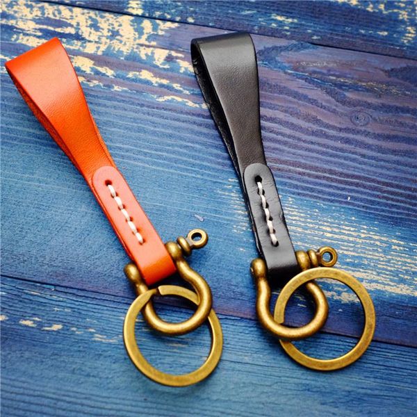 keychains niuyitid handmade genuine leather key chain for men boy's buckle charm jewelry male car keyring, Silver
keychains niuyitid handmade genuine leather key chain for men boy's buckle charm jewelry male car keyring, Silver