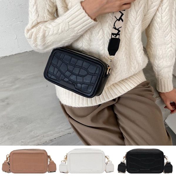 2021 simple elegant women shoulder bags wide shoulder strap designer leather females crossbody bags phone package
2021 simple elegant women shoulder bags wide shoulder strap designer leather females crossbody bags phone package