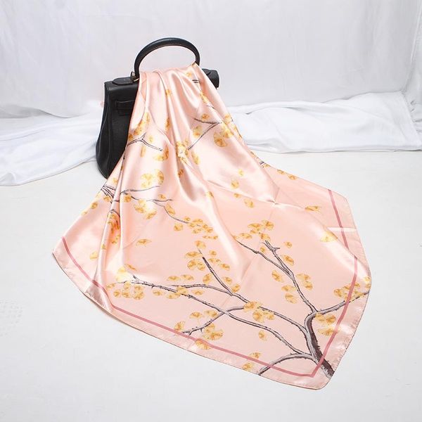 scarves 2021 90x90 ginkgo biloba multipurpose women silk twill scarf satin square tie hairband ladies foulard femme towel bufanda shawl, Blue;gray
scarves 2021 90x90 ginkgo biloba multipurpose women silk twill scarf satin square tie hairband ladies foulard femme towel bufanda shawl, Blue;gray