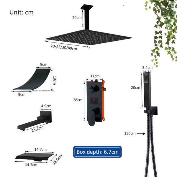 bathroom shower heads matte black rainfall waterfall faucets kit lcd digital display system set 2/3 way mixer taps kxyy
bathroom shower heads matte black rainfall waterfall faucets kit lcd digital display system set 2/3 way mixer taps kxyy