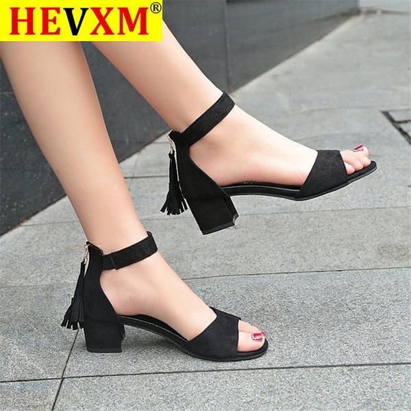 sandals suede high heels women summer shoes woman fashion open toe riband ankle strap square heel party female, Black
sandals suede high heels women summer shoes woman fashion open toe riband ankle strap square heel party female, Black