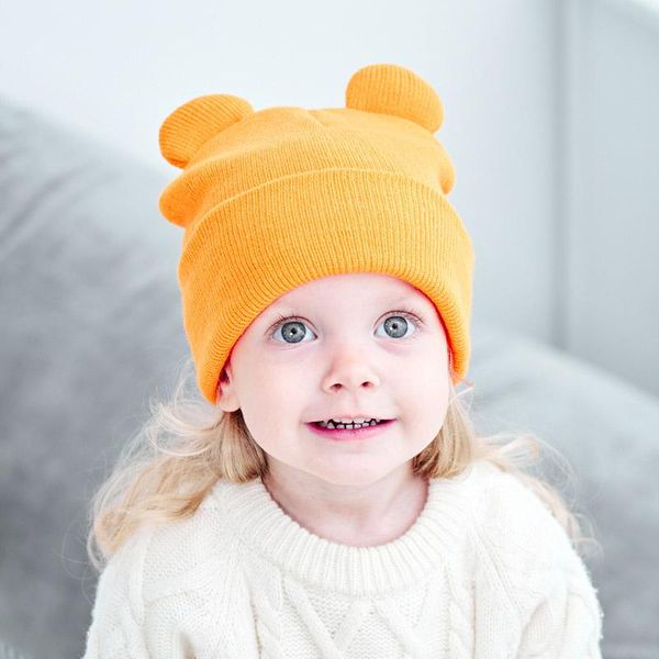 caps & hats cute bear solid color baby winter hat knitted beanie bonnet for boy girl cartoon 1-4 years kids children warm cap, Yellow
caps & hats cute bear solid color baby winter hat knitted beanie bonnet for boy girl cartoon 1-4 years kids children warm cap, Yellow