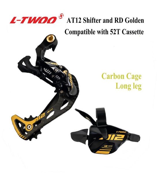 bike derailleurs ltwoo groupset at12 12s 12 speed shifter lever, rear derailleur, cranksets 34t, cassette 11-52t golden chain, carbon cage
bike derailleurs ltwoo groupset at12 12s 12 speed shifter lever, rear derailleur, cranksets 34t, cassette 11-52t golden chain, carbon cage