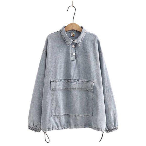 women's hoodies & sweatshirts korean fashion women denim harajuku boyfriend style oversized sweatshirt female kpop vintage plus si, Black
women's hoodies & sweatshirts korean fashion women denim harajuku boyfriend style oversized sweatshirt female kpop vintage plus si, Black
