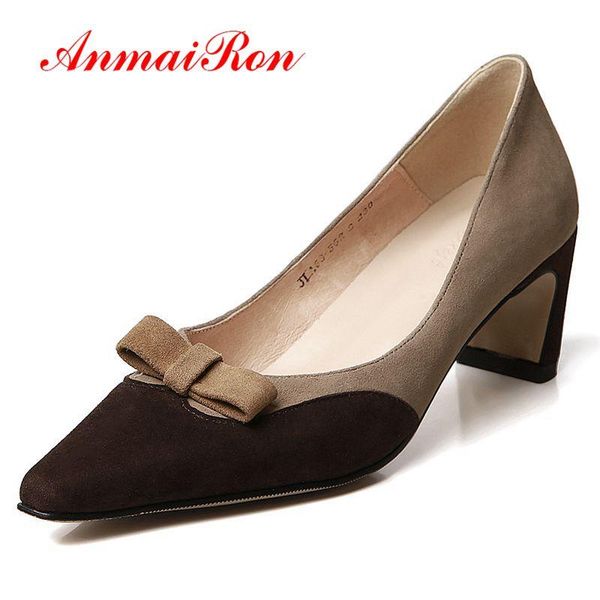 dress shoes anmairon genuine leather high heel women fashion pumps pointed toe casual zapatos mujer tacon size 34-39 ly1493, Black
dress shoes anmairon genuine leather high heel women fashion pumps pointed toe casual zapatos mujer tacon size 34-39 ly1493, Black