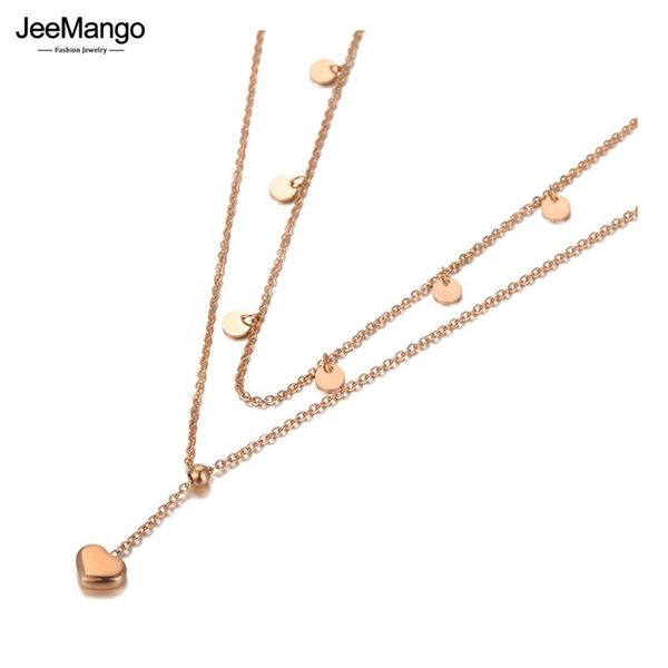 chokers jeemango original design double layer heart charm pendant necklaces for women fashion stainless steel choker necklace jn20215, Golden;silver
chokers jeemango original design double layer heart charm pendant necklaces for women fashion stainless steel choker necklace jn20215, Golden;silver