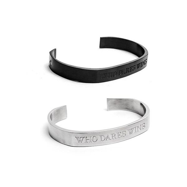 bangle di bracelet men and women trendy couple cold wind ins niche design simple titanium steel personality korean version, Black
bangle di bracelet men and women trendy couple cold wind ins niche design simple titanium steel personality korean version, Black