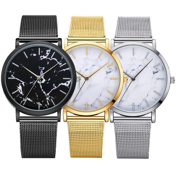 wristwatches fashion classic men mens alloy metal mesh belts marble pattern watch male women sport quartz wrist watches lover, Slivery;brown
wristwatches fashion classic men mens alloy metal mesh belts marble pattern watch male women sport quartz wrist watches lover, Slivery;brown