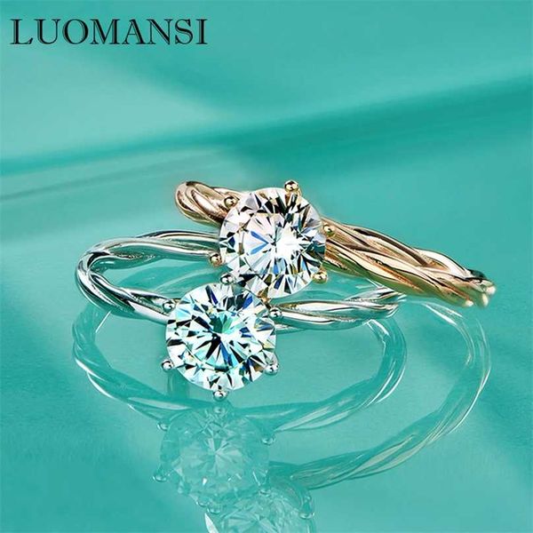 luomansi s925 silver 1ct 2ct 8mm vvs1 vine ring with gra certificate wedding party woman jewelry gift 211217, Slivery;golden
luomansi s925 silver 1ct 2ct 8mm vvs1 vine ring with gra certificate wedding party woman jewelry gift 211217, Slivery;golden