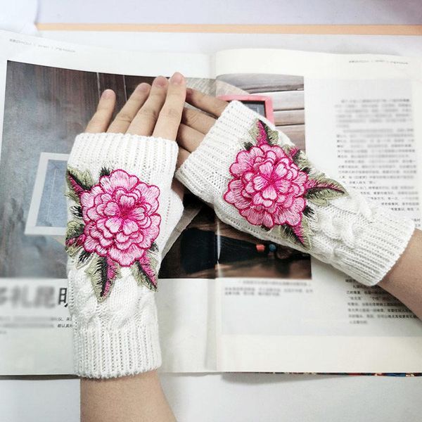 sports gloves flower embroidered womens cute pattern mittens fingerless without fingers for women luxury winter autumn, Black
sports gloves flower embroidered womens cute pattern mittens fingerless without fingers for women luxury winter autumn, Black