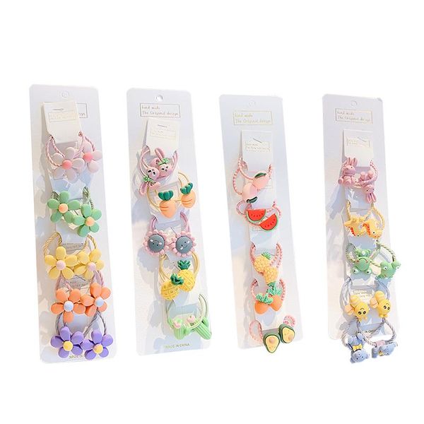 10pcs/set hair ties children cute cartoon flower fruit rubber bands girl elastic hair bands scrunchies kids accessories, Slivery;white
10pcs/set hair ties children cute cartoon flower fruit rubber bands girl elastic hair bands scrunchies kids accessories, Slivery;white