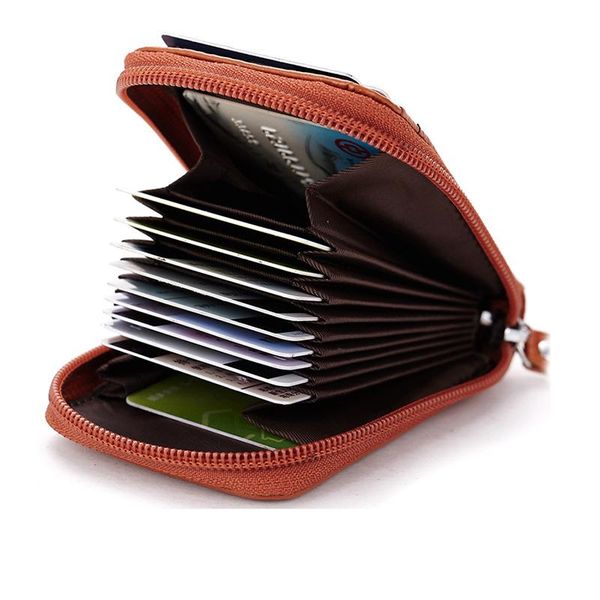 card holders youse brand 2021 leather organ bag solid color business id coin purse genuine wallets, Brown;gray
card holders youse brand 2021 leather organ bag solid color business id coin purse genuine wallets, Brown;gray