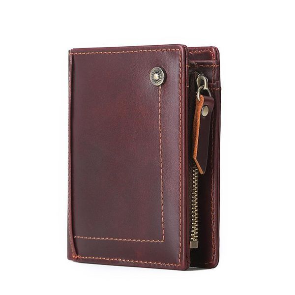2021 new men's leather wallet rfid anti-theft short hand bag zipper coin purse business document holder multi-card pocket bag, Red;black
2021 new men's leather wallet rfid anti-theft short hand bag zipper coin purse business document holder multi-card pocket bag, Red;black