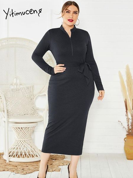 plus size dresses yitimuceng midi dress women long sleeve bandage party black large knitwear 2xl 3xl 4xl 5xl fall 2021
plus size dresses yitimuceng midi dress women long sleeve bandage party black large knitwear 2xl 3xl 4xl 5xl fall 2021