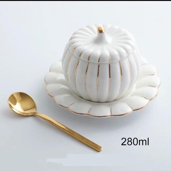 bowls 280ml small stew cup european style ceramic pumpkin soup bowl with lid home dessert spoon kitchen tableware
bowls 280ml small stew cup european style ceramic pumpkin soup bowl with lid home dessert spoon kitchen tableware