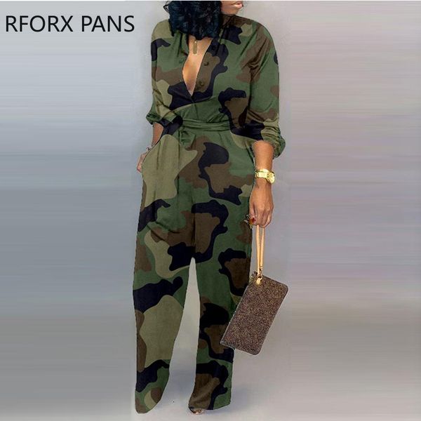 women jumpsuit v neck camouflage print buttoned jumpsuits wide leg pants casual graffiti, Black;white
women jumpsuit v neck camouflage print buttoned jumpsuits wide leg pants casual graffiti, Black;white