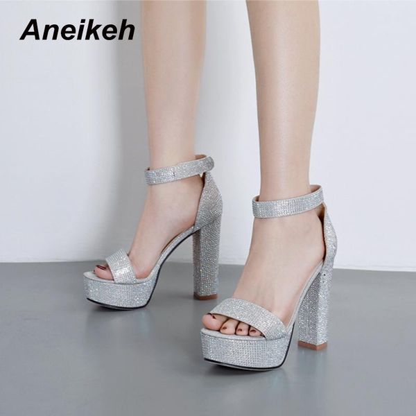 aneikeh summer women shoes sandals pu ankle-wrap fashion bling square heel buckle strap ankle strap party silvery size 35-40 new, Black
aneikeh summer women shoes sandals pu ankle-wrap fashion bling square heel buckle strap ankle strap party silvery size 35-40 new, Black