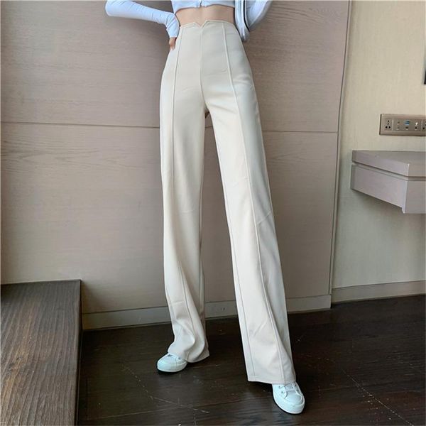 women's pants & capris limiguyue women trousers drape high waist slim office ladies pantalones casual black fashion workwear wide leg p, Black;white
women's pants & capris limiguyue women trousers drape high waist slim office ladies pantalones casual black fashion workwear wide leg p, Black;white