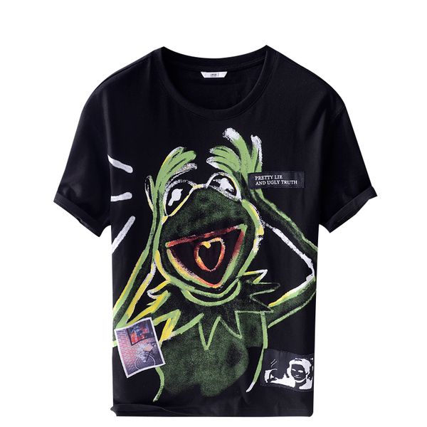 2021 new arrival short-sleeved casual black t shirt brand summer t-shirt mens fashion o-neck tshirt for men chemise camisa nv7g, White;black
2021 new arrival short-sleeved casual black t shirt brand summer t-shirt mens fashion o-neck tshirt for men chemise camisa nv7g, White;black