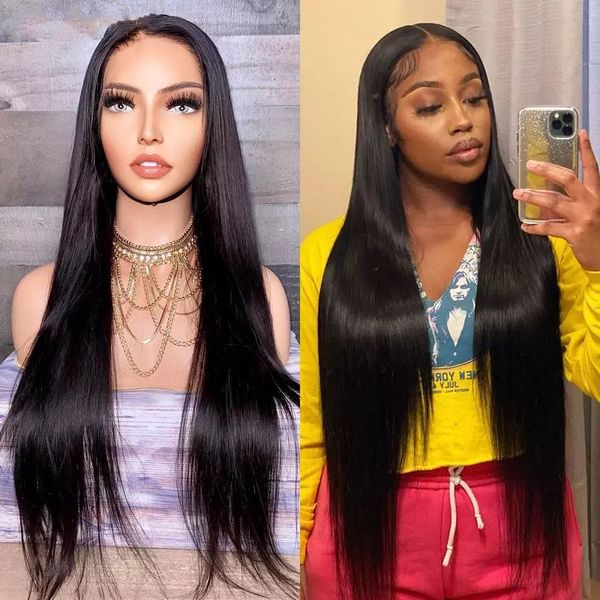 Glueless Peruvian Straight 13x6 Lace Front Human Hair Wigs Transparent Lace Frontal Wig For Black Women al, Natural color
Glueless Peruvian Straight 13x6 Lace Front Human Hair Wigs Transparent Lace Frontal Wig For Black Women al, Natural color