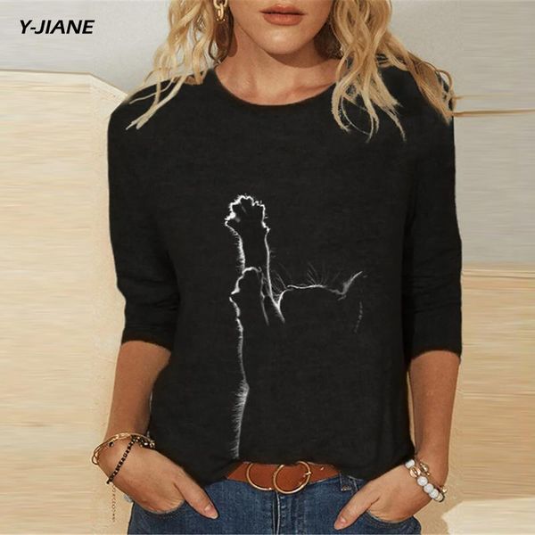 oversized women autumn long sleeve t-shirt new 2021 vintage o-neck loose comfortable female black cotton shirts #g3, White
oversized women autumn long sleeve t-shirt new 2021 vintage o-neck loose comfortable female black cotton shirts #g3, White