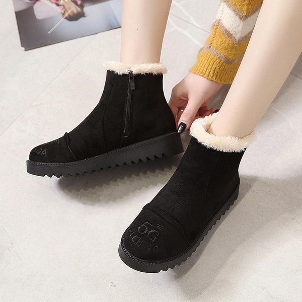 boots winter low-women's black all-match casual flat shoes plus velvet warm snow high-top
boots winter low-women's black all-match casual flat shoes plus velvet warm snow high-top